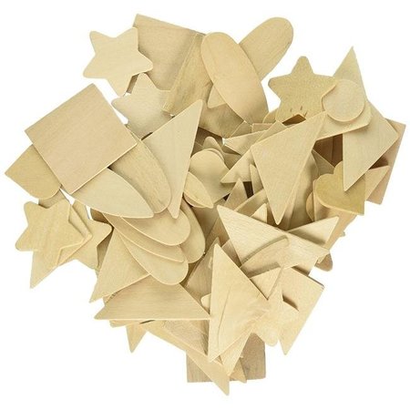PACON CORPORATION Pacon PACAC370001 Creativity Street Natural Wood Shapes - 1000 Piece PACAC370001